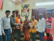 नवनिर्वाचित कृ.उ.बा. च्या संचालकांचा सत्कार संपन्न.