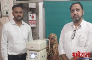 *डॉ असलम खान यांच्या वतीने कम्प्यूटर मशीन द्वारे मोफत डोळे तपासणी शिबिर संपन्न!*
