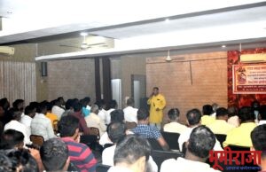 सकल मराठा समाजाची जरांगे पाटिल यांच्या विदर्भ दोऱ्या दरम्यान खामगांव येथील संभाव्य सभेच्या निमित्ताने खामगांव येथे नियोजन बैठक संपन्न