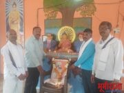 विश्वशांती बुध्द विहार वाडेगाव येथे शिवजयंती साजरी.