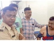 बाळापुर पोलीस स्टेशनचे निरीक्षक अनिल जुमळे यांच्या वाहनाला अपघात