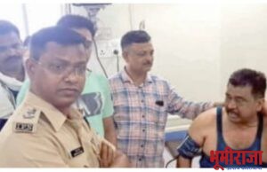 बाळापुर पोलीस स्टेशनचे निरीक्षक अनिल जुमळे यांच्या वाहनाला अपघात