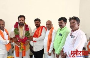 हिंगोलीचे नवनिर्वाचित खासदार नागेश पाटील आष्टीकर यांचे कार्यकर्त्यांकडुन स्वागत!