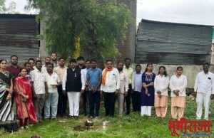 वाडेगांव येथे नवीन प्रसूती गृह बांधकामाचे भूमिपूजन..