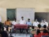 पुण्यस्मरण दिनानिमित्त शालेय साहित्याचे वाटप.
