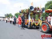 वसुंधरा पायींदिंडीचे अर्धापूरमार्गे नांदेड शहरात आगमन!