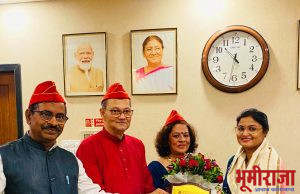 पुजा प्रकाश एन यांना वाशी नवि मुंबई येथे स्टीम्युलेटींग फिलींग ऑफ पॅट्रोटिजम अवार्ड प्रदान