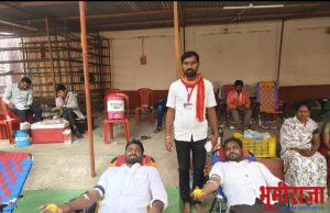 परमेश्वर मंदिरात भव्य रक्तदान शिबीराचे आयोजन…..