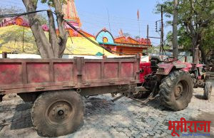 पैनगंगा नदी जवळील वारंगटाकळी येथुन अवैध रेती वाहतुकीचे ट्रॅक्टर जप्त….पोलीस पथकाने केली कारवाई….