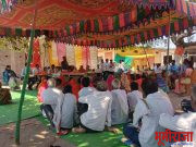 डोल्हारी येथील महिला बचत गटांनी सुरु केलेल्या पापड उद्योग व हळद कुकरचे मान्यवरांनी केले उद्घाटन.