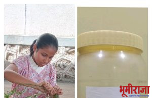 पोद्दार स्कूलची विद्यार्थिनी आराध्या पाठक ने बनविले कडुलिंबाचे किटकनाशक..!