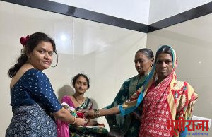 हिमायतनगर शहरातील ओम हाॅस्पिटल येथे जागतिक महिला दिन साजरा…….