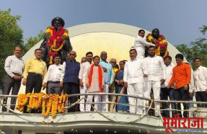 क्रांतिसूर्य राष्ट्रपिता महात्मा फुले यांच्या जयंतीनिमित्त नांदेड येथे अभिवादन..