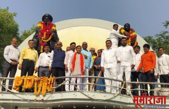 क्रांतिसूर्य राष्ट्रपिता महात्मा फुले यांच्या जयंतीनिमित्त नांदेड येथे अभिवादन..