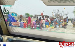 नदगांव तांडा येथे पाणीटंचाई.