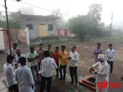 दिपावलीच्या शुभमुहुर्तावर मौजे सवना येथे काकडा आरतीला प्रारंभ…