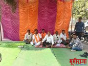 जलंब येथे गावातील समस्या साठी ग्रामस्थांचे उपोषण