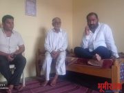 आमदार नितीन देशमुख यांची लोहारा येथे सांत्वन भेट