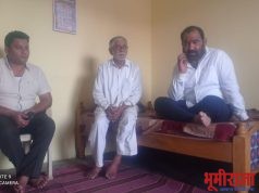 आमदार नितीन देशमुख यांची लोहारा येथे सांत्वन भेट