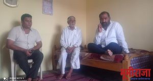 आमदार नितीन देशमुख यांची लोहारा येथे सांत्वन भेट