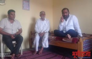 आमदार नितीन देशमुख यांची लोहारा येथे सांत्वन भेट
